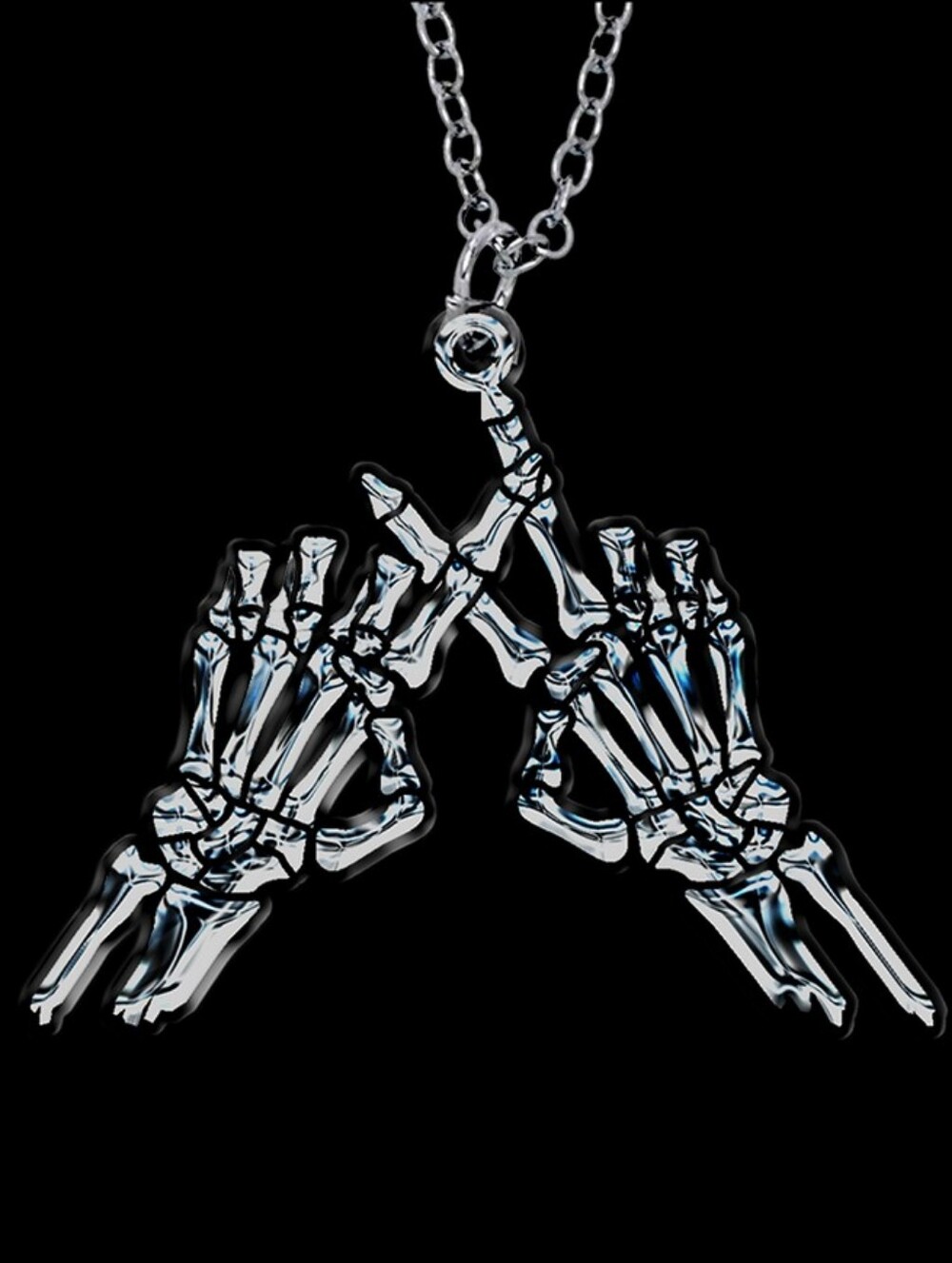 Skeleton Hands Necklace Twenty One Pilots Official Merch